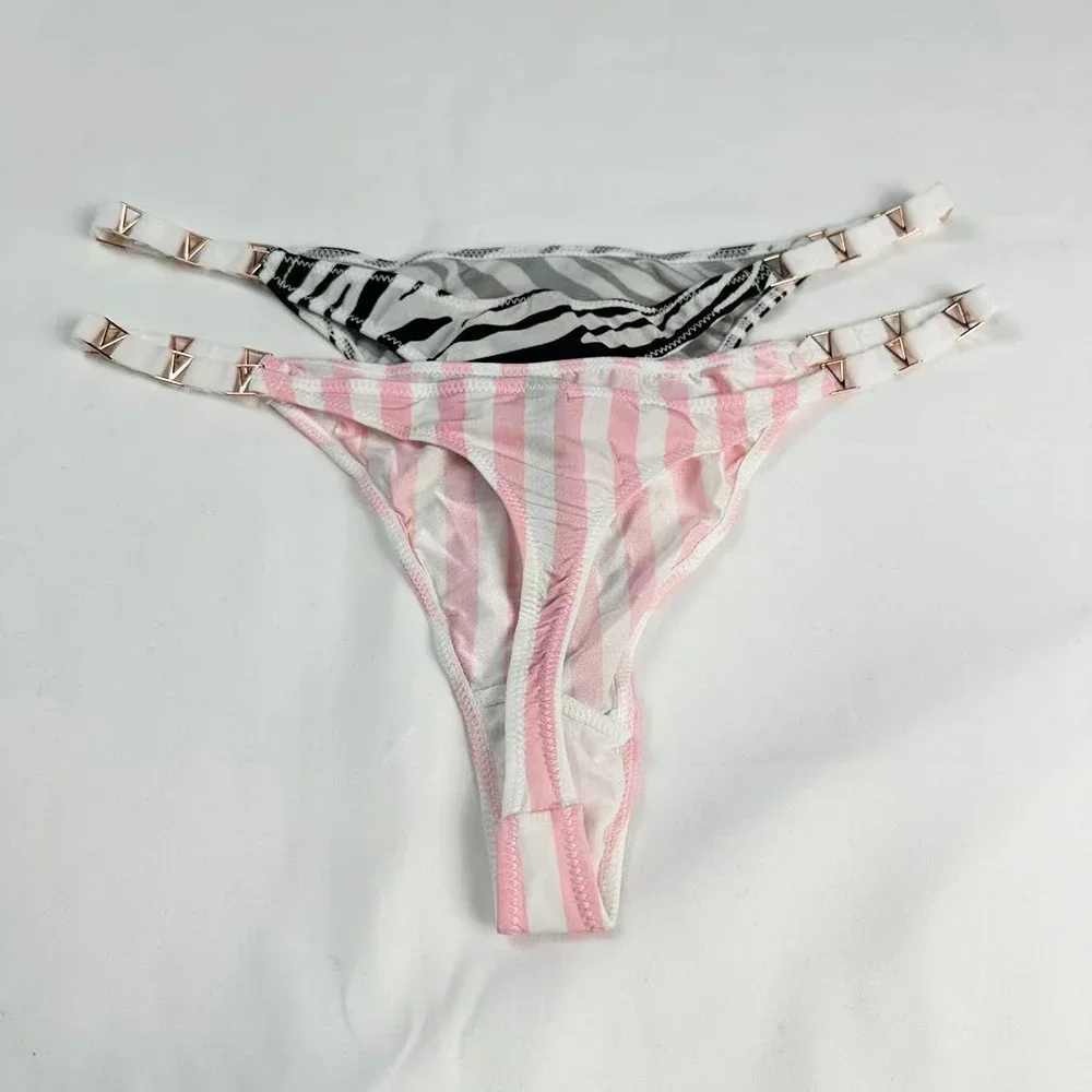 2024 جديد إمرأة مثير VS ثونغ الخامس سلسلة تشكيل تنفس لينة مريحة سراويل داخلية نسائية