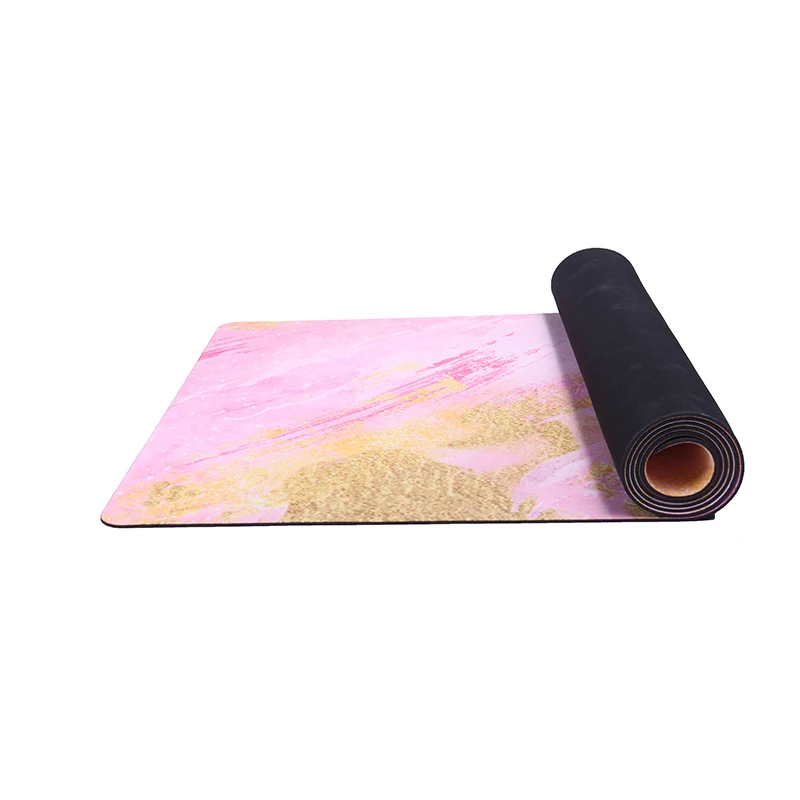 

Printed Eco Chromatic Soft Suede Microfibre Yoga Mat Foldable Travel Accessory 11