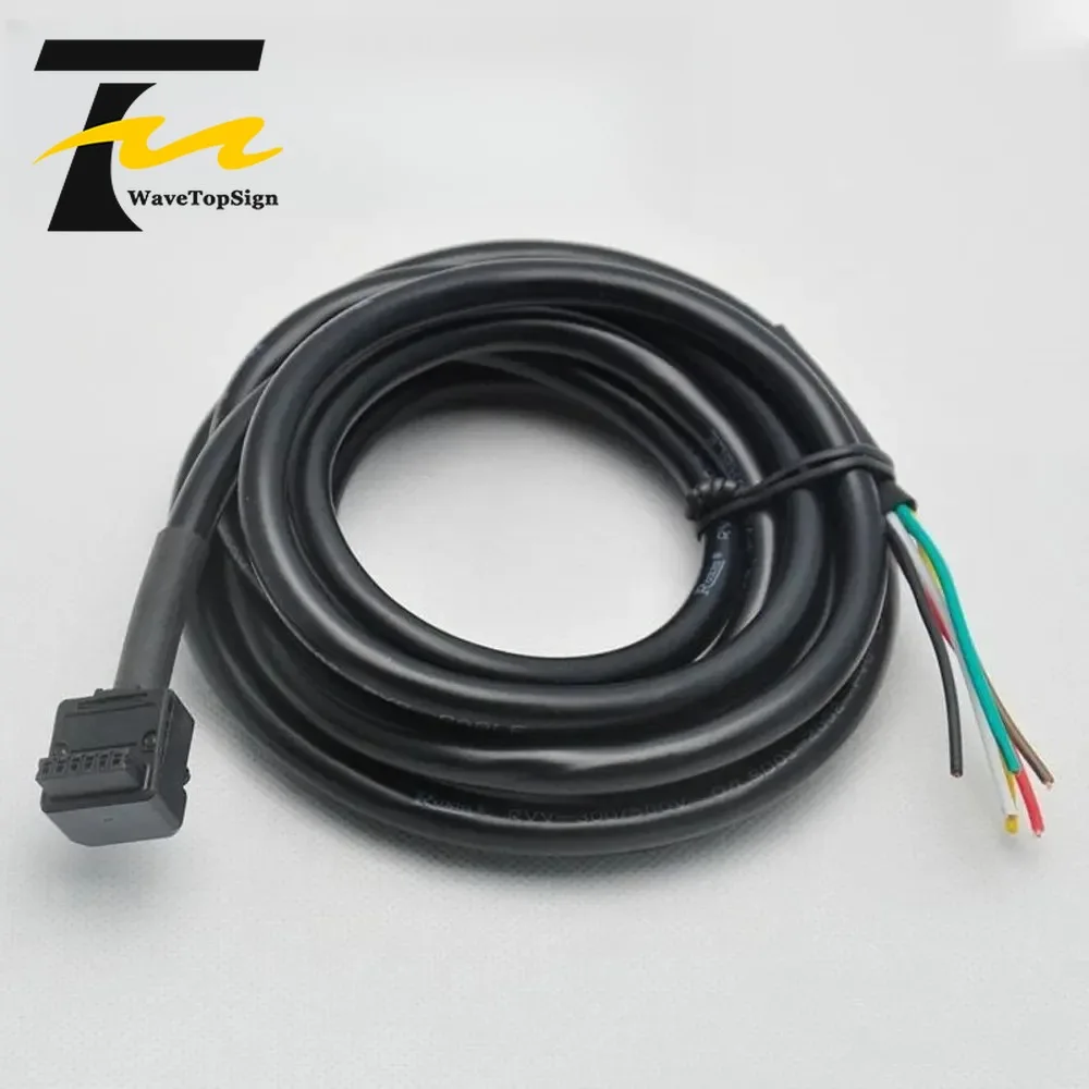 wavetopsign Servo Motor Power  Cable  with Brake JZSP-CSM32-03-E JZSP-CSM32-05-E JZSP-CSM32-10-E  For Yaskawa SGMAV SGMJV Serial