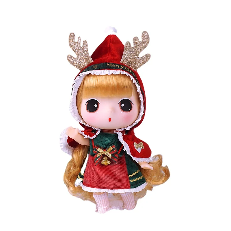 

ddung dungeon new christmas doll holiday atmosphere decoration cute doll toy gift box girl gift 18CM doll