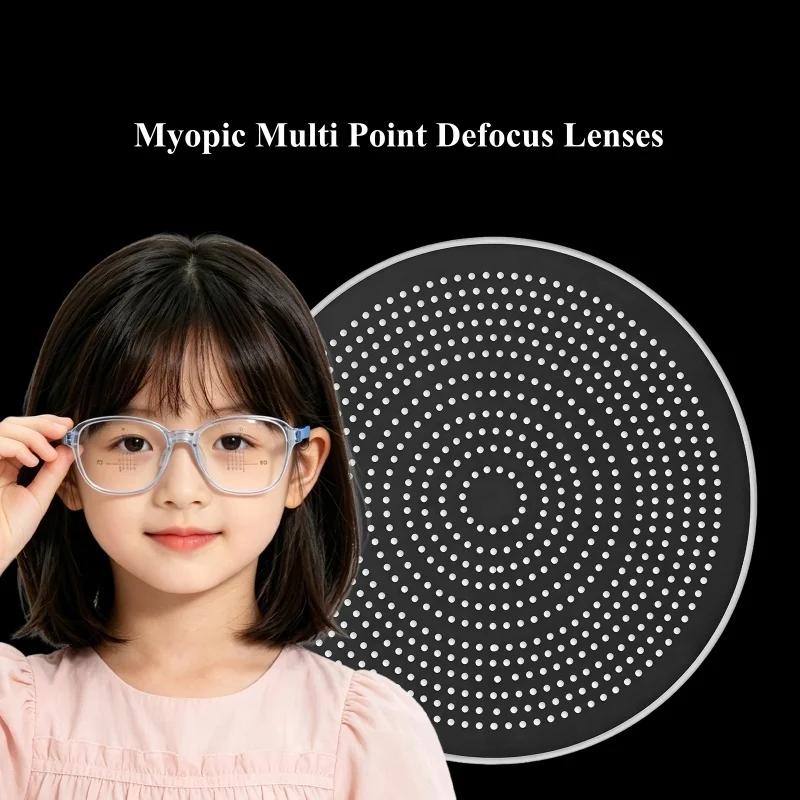 Brand Prescription RX Multi Spots Lenses for Kids Quality Child Defocus 1.61 Index Clear Glass Durable Presbyopia Myopia