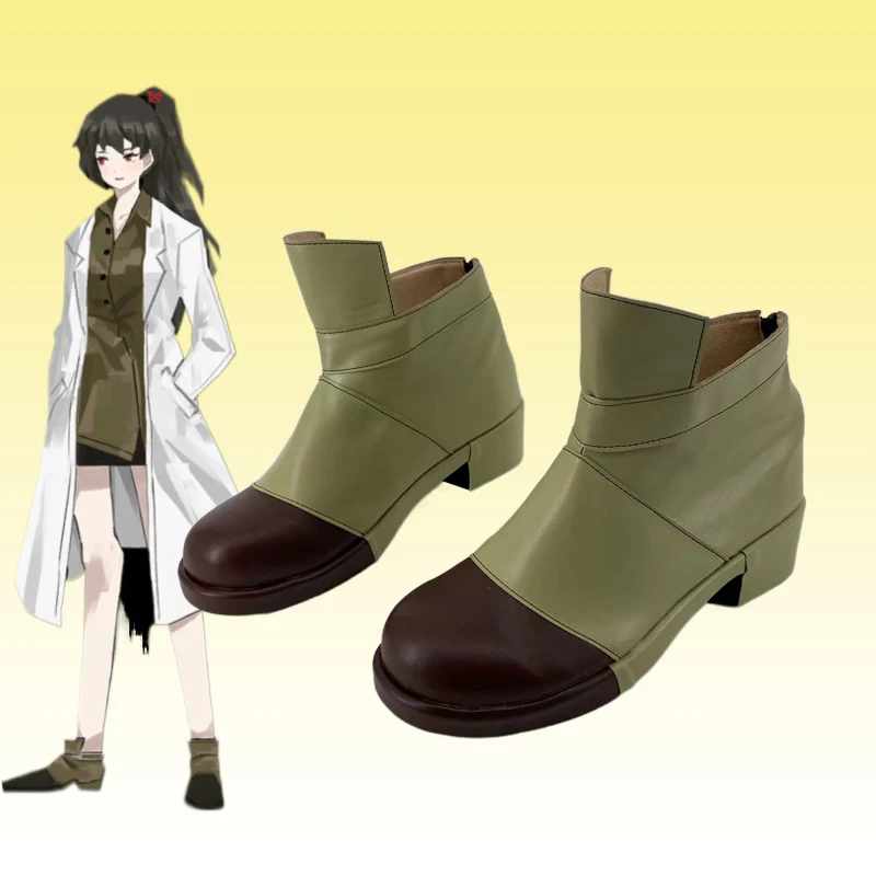 لعبة مكتبة روينا كارمن تأثيري أحذية الجيش الأخضر أحذية النساء الرجال مخصصة هالوين حفلة كرنفال لعب الأدوار الأحذية #2