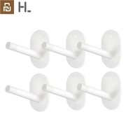 Youpin HL Multifunctional Hook 3pcs 3kg Max Load 3M Adhesive Strong Mini Durable Wall Hanger For Ceramic Glass Wooden Board