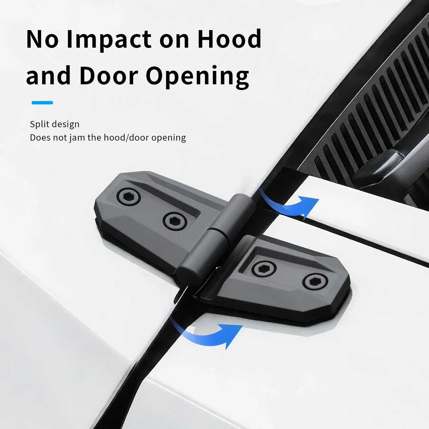 ABS Off-Road Car Exterior Hinge Trim Easy Installation For SUV Pickup Sedan Exterior Stylingand Exterior Accessories