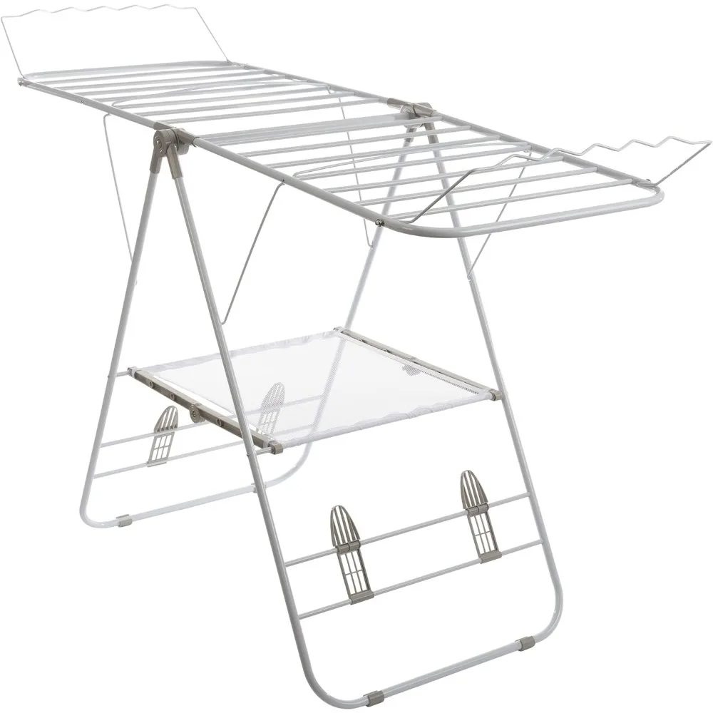 

Clothes Drying Rack - Indoor/Outdoor Portable Laundry Rack for Clothing, Towels, Shoes and More - Collapsible Clothes Stand