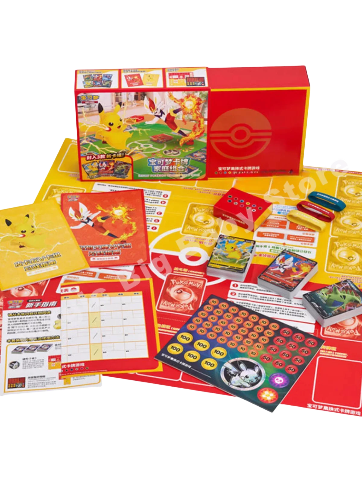 

100% оригинальная подлинная карта Pokemon PTCG, китайская сумка для пополнения 5,0, меч и щит, доисторическая колода для боевых искусств, подарочная коробка для строительства