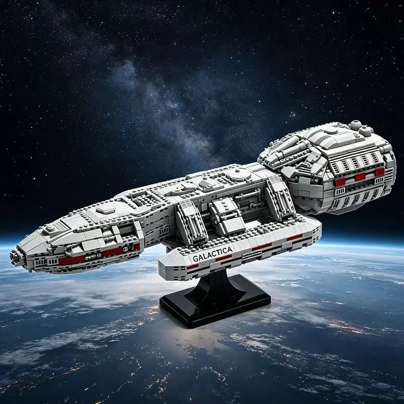 

MOC Medium-Sized Aerial Scene Small Particle Assembly Blocks, High-Difficulty Desktop Collectible Ornament Gift (2222pcs)