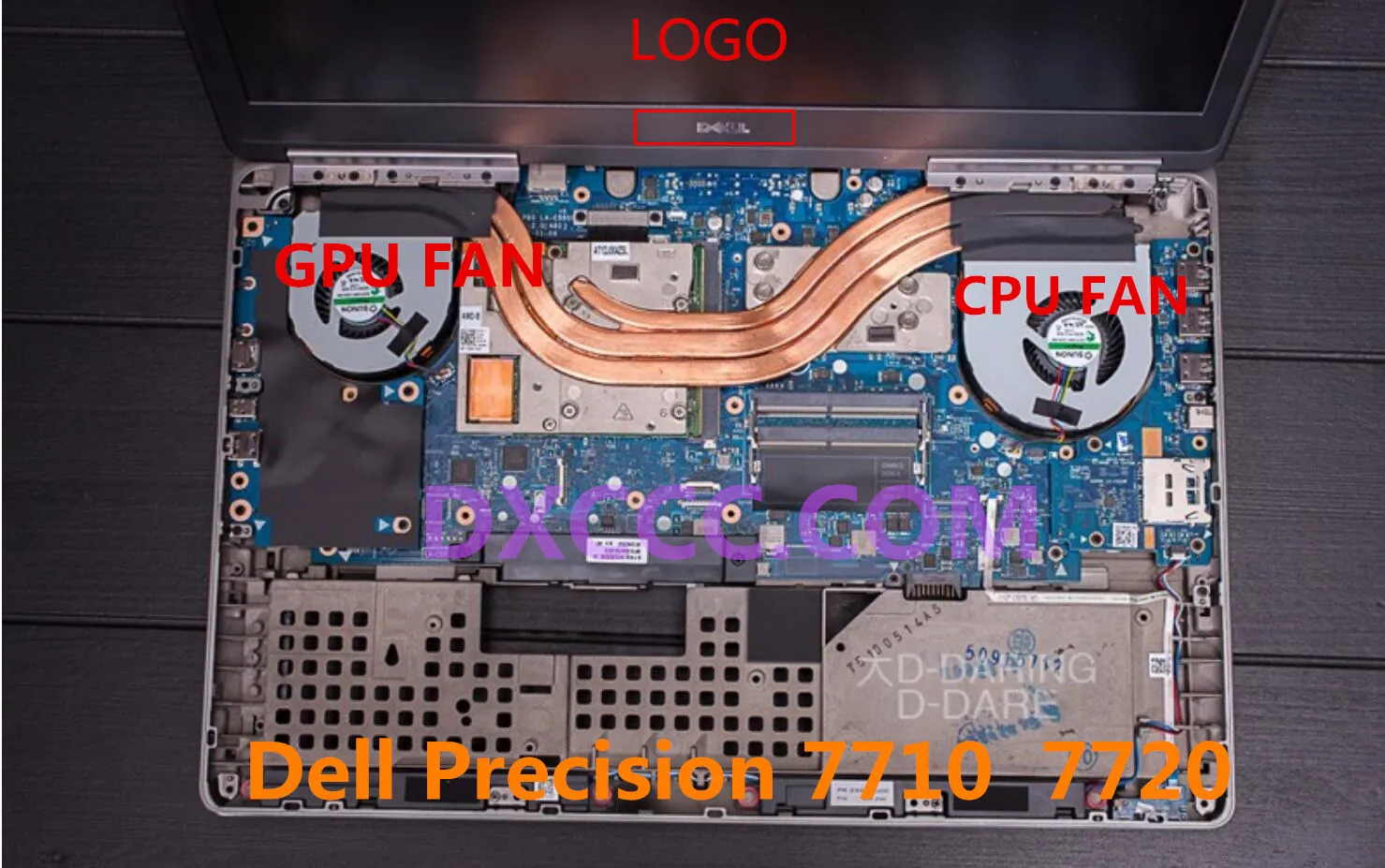 EG75150S1-C030-S9A وEG75150S1-C040-S9A لديل الدقة 7710 m7710 P29E 7720 مروحة تبريد وحدة المعالجة المركزية للكمبيوتر المحمول