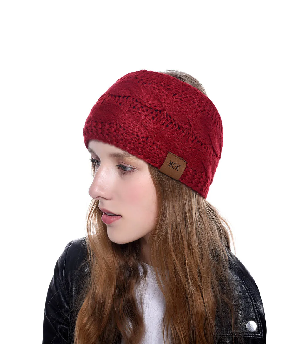 Neue Plüsch Stirnband Winter Warme Breite Elastische Haarband Feste Breite Turban Ohr Wärmer Haarband Weiche DIY Haar Zubehör Kopfbedeckungen – Detail 20