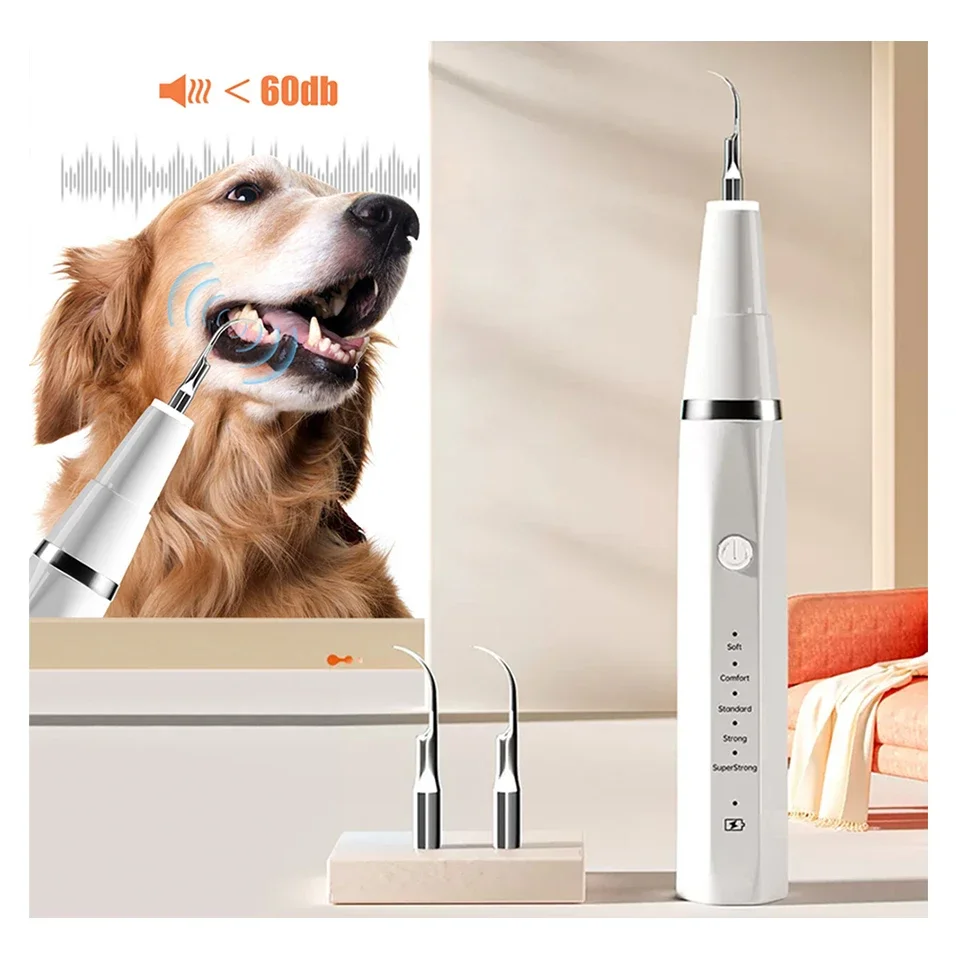 Dog Cat Grooming Smart Dental Ultrasonic Scaler Household Tooth Stone Remover Tooth CleanerTooth Whitening Oral Cleaning Tools