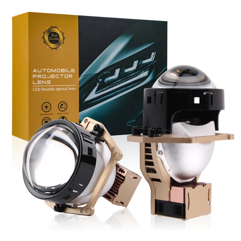 

XP6 3.0 Led Headlights Lens High Power 140W 6000K Bifocal Lens Refit Bi Led Projector Lens 3.0 Headlamps