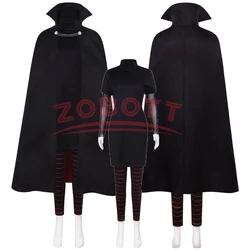 Anime Mavis Dracula Cosplay Costumes Transformania Mavis Halloween Carnival Suit for Women Men 3PCS Top+Pants+Cloak Cosplay