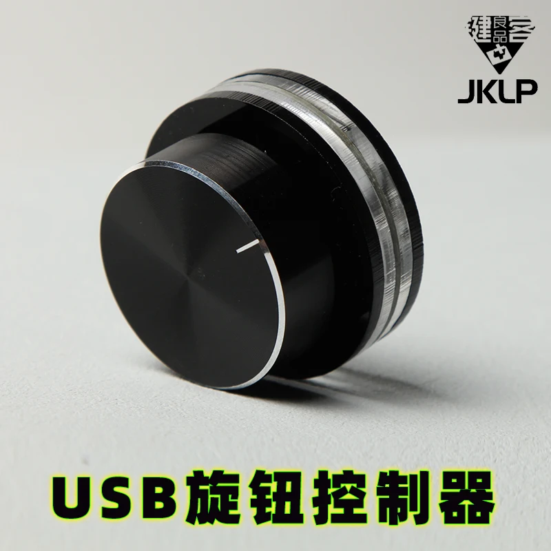 USB Media Tuning Knob Programmable Volume Control Spinner RGB underglow