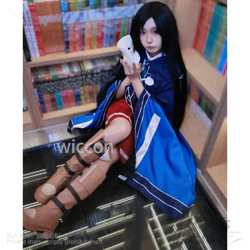 Аниме Mushoku Tensei Jobless Reincarnation Косплей Nanahoshi Shizuka Костюм Накидка Униформа Платье Парики Маска Для Женщин Индивидуальные