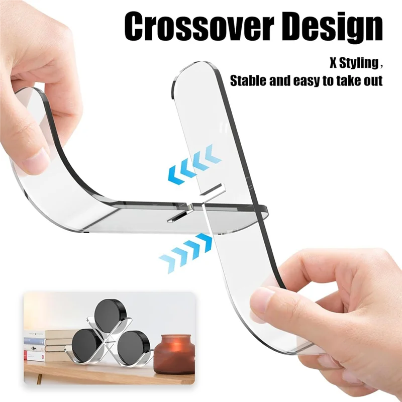 

Прозрачная витрина для хоккейной шайбы TURE, акриловая подставка для хоккейной шайбы, спортивная подставка для 3-х шайб, держатель для хоккейной шайбы для хранения