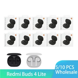 5/10 Pcs Xiaomi Redmi Buds 4 Lite TWS Earphone Bluetooth 5.3 Active Noise Cancelling Long Battery Life IP54 Buds 4 Youth Edition