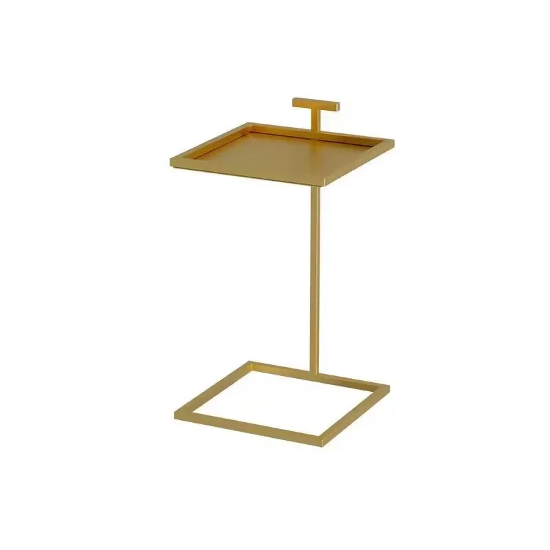 for Simple Art Small Metal Corner Table Living Room Villa Hotel Elegant Round Design