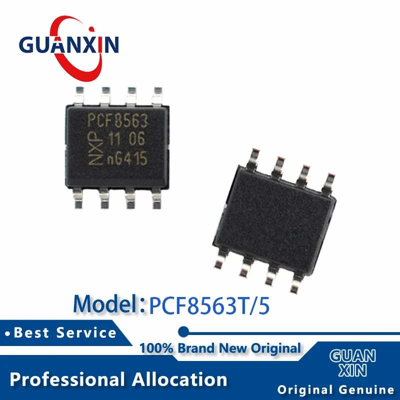 

100% New PCF8563T/5 SOIC-8 Marking PCF8563