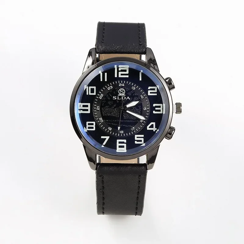 Herren Exquisite Männliche Leder Quarz Armbanduhr Business Sanfte Uhr Casual Uhr Elegante Relogio Masculino Mode Saati Geschenk