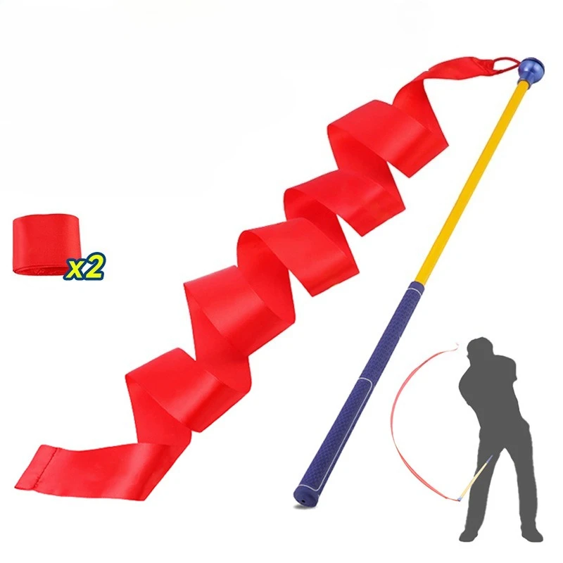Golf Practitioner Ribbon Swing Stick Sound Practice To Improve Swing Speed Training HGB020