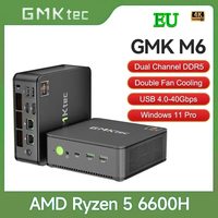 GMKtec Mini Pc M6 AMD Ryzen5 6600H NUCBOX AMD Radeon™ 660M Window 11 Pro WIFI 6E USBC 4.0