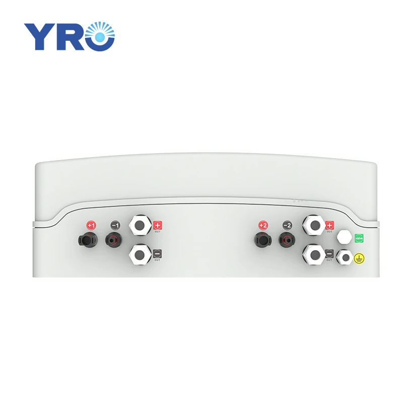 YRO PV Array Combiner Box 2 Strings DC 1000V 2 in 2 Out IP66 Protection Solar Panel PV Combiner Box Waterproof