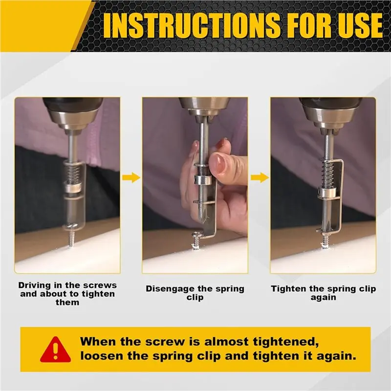 ABZL 12 Pcs Spring-Loaded Screw Holder Bit, Anti-Drop Screwdriver Bit, Single-Hand Operation Bit Holder For Electricians