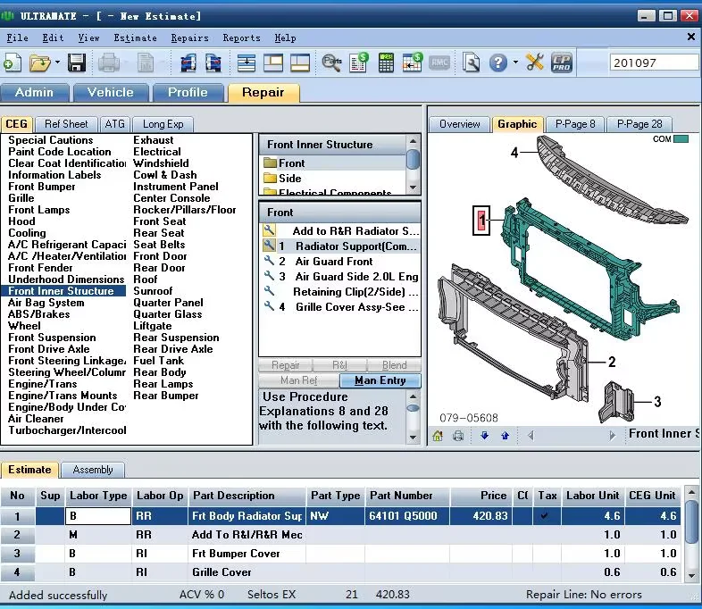 2024 Hot selling Mitchel Ultramate 2023.07 COMPLETE ADVANCED ESTIMATING SYSTEM+ Patch for Unexpire+Install Video Guide