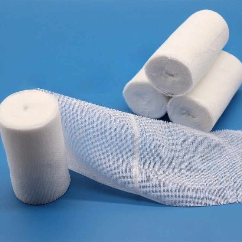 

Впитывающая марлевая повязка в рулоне, хлопковые бинты высокой плотности для перевязки ран, жгут для первой помощи и экстренной помощи при травмах, наборы