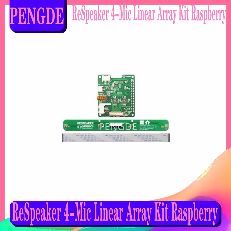 

ReSpeaker 4-Mic Linear Array Kit Raspberry Pi