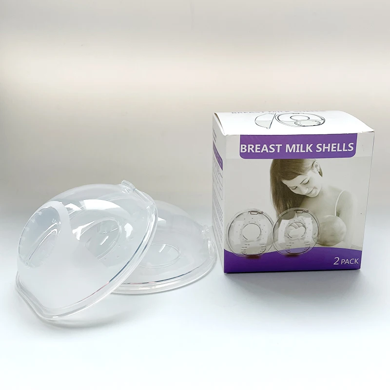 BornBL Paquete de 2 Protectores de Senos de Silicona Suave, Recolector de Leche Materna y Protectores de Pezones, Cubierta de Seno Reutilizable, Almohadilla de Lactancia