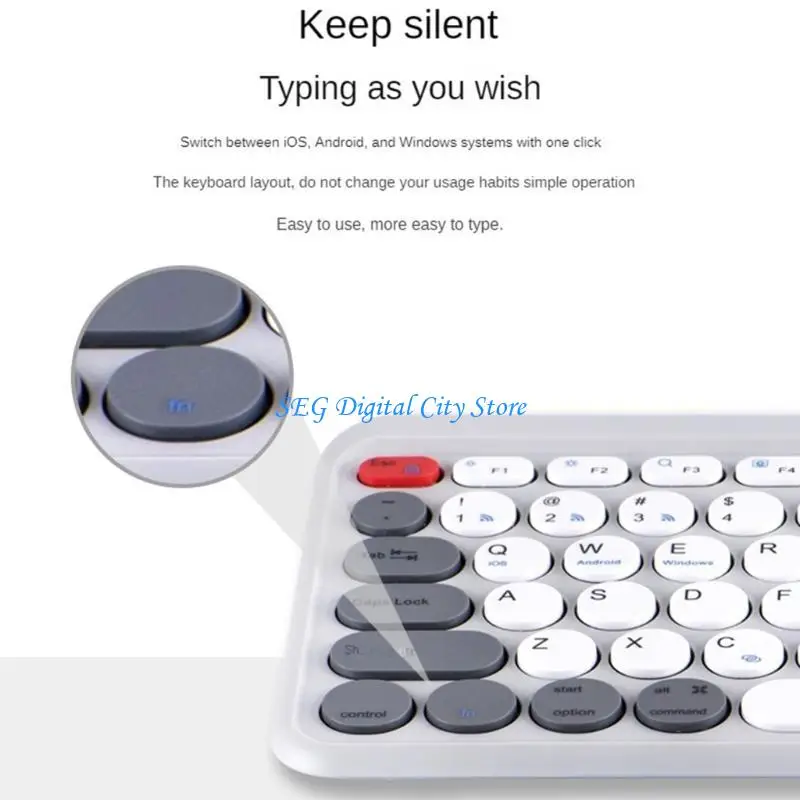 U75B لوحة مفاتيح متقدمة متوافقة مع تقنية 2.4G، اتصال سهل لجميع الأجهزة