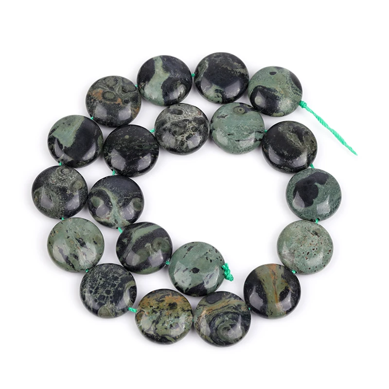 Natural Dark Blue Kambaba Jaspers Stone Beads DIY Loose Beads For Jewelry Making Strand 15 Inches Wholesale