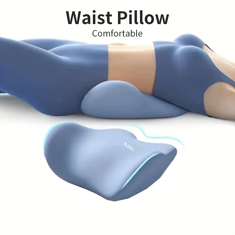 Ergonomisches Lendenkissen aus Memory-Schaum für Büro- und Bettschläfer. Auto – bequemes Rückenstützkissen mit waschbarem Bezug Amagi