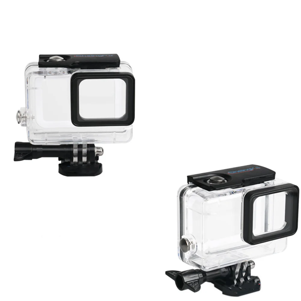 

Waterproof Shell for Camera High Transparency Tempered Glass Sturdy Rustproof Stainless Steel Buttons Drop Resistant Underwater