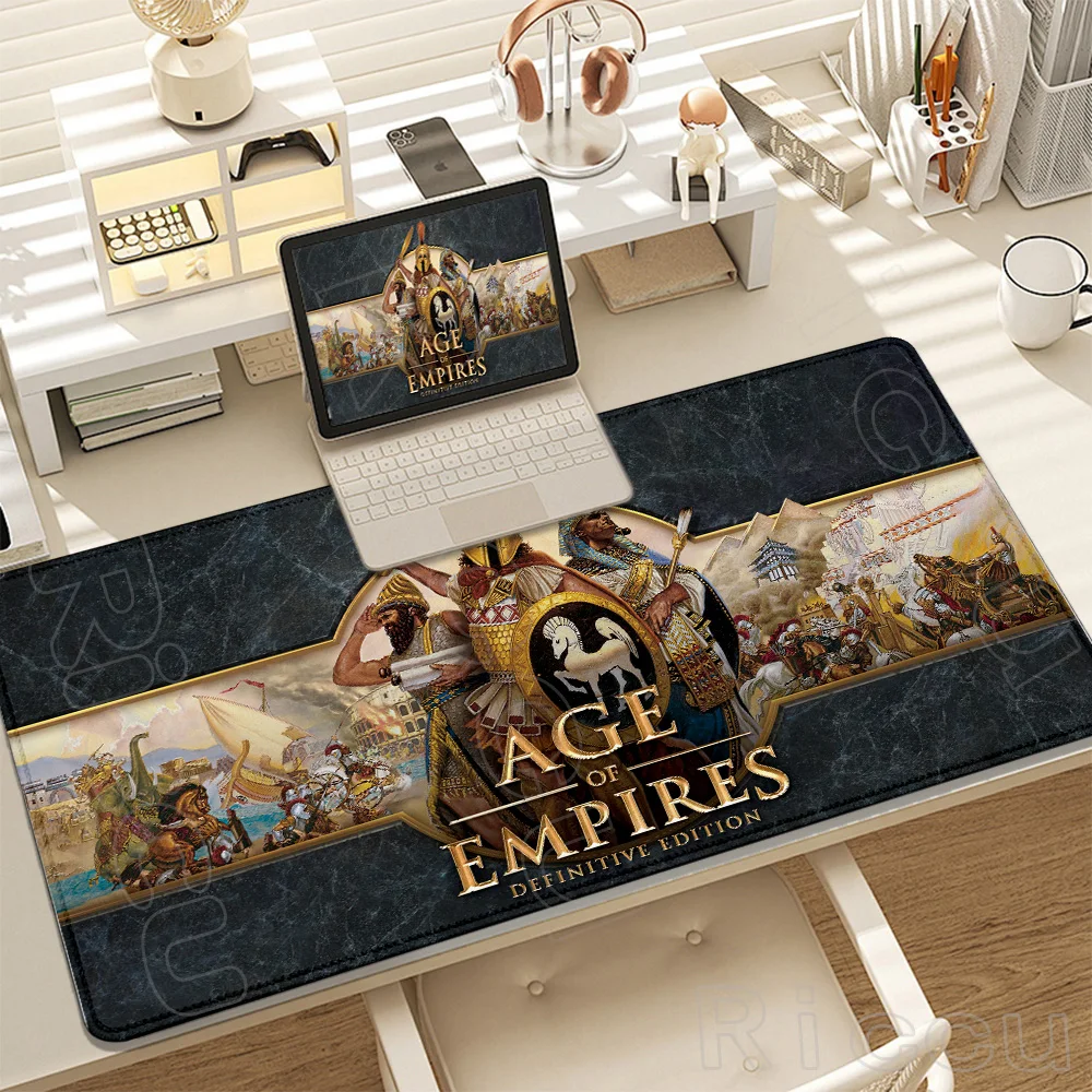

XXL популярный коврик для мыши Age Of Empires, игровые аксессуары для ПК, клавиатура 40X90 см, коврики для мыши, геймерские компьютерные коврики, расширяющийся настольный коврик для шкафа