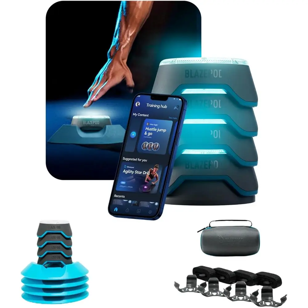 

Smart Pod Training Kit for Elite Athletes: Speed, Agility & Cognitive Drills - App Included
