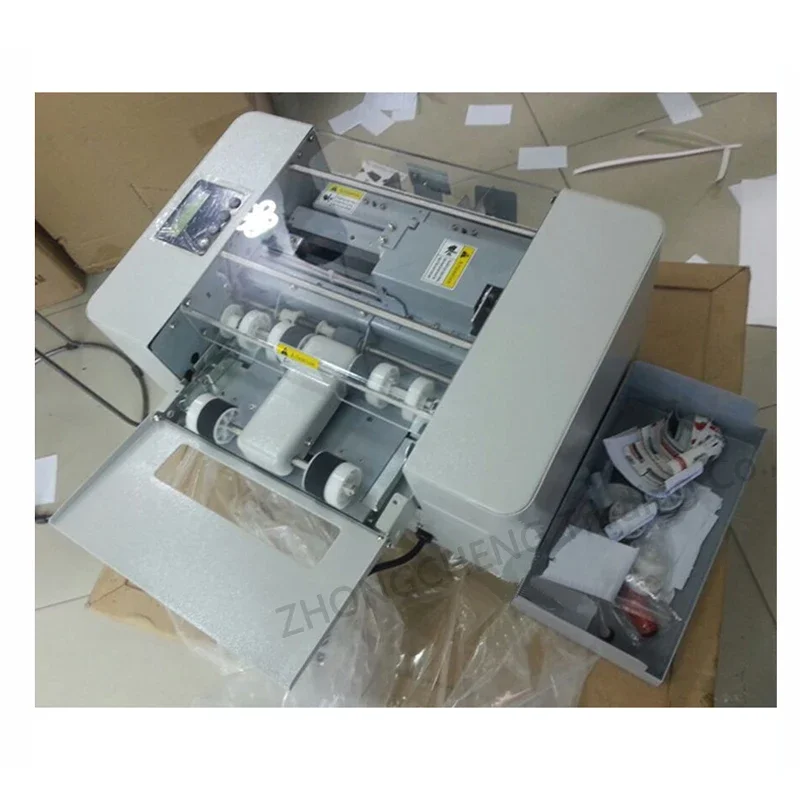 220v Automatic Business Card Cutting Machine  85*55mm Medium High Speed Cutting Machine