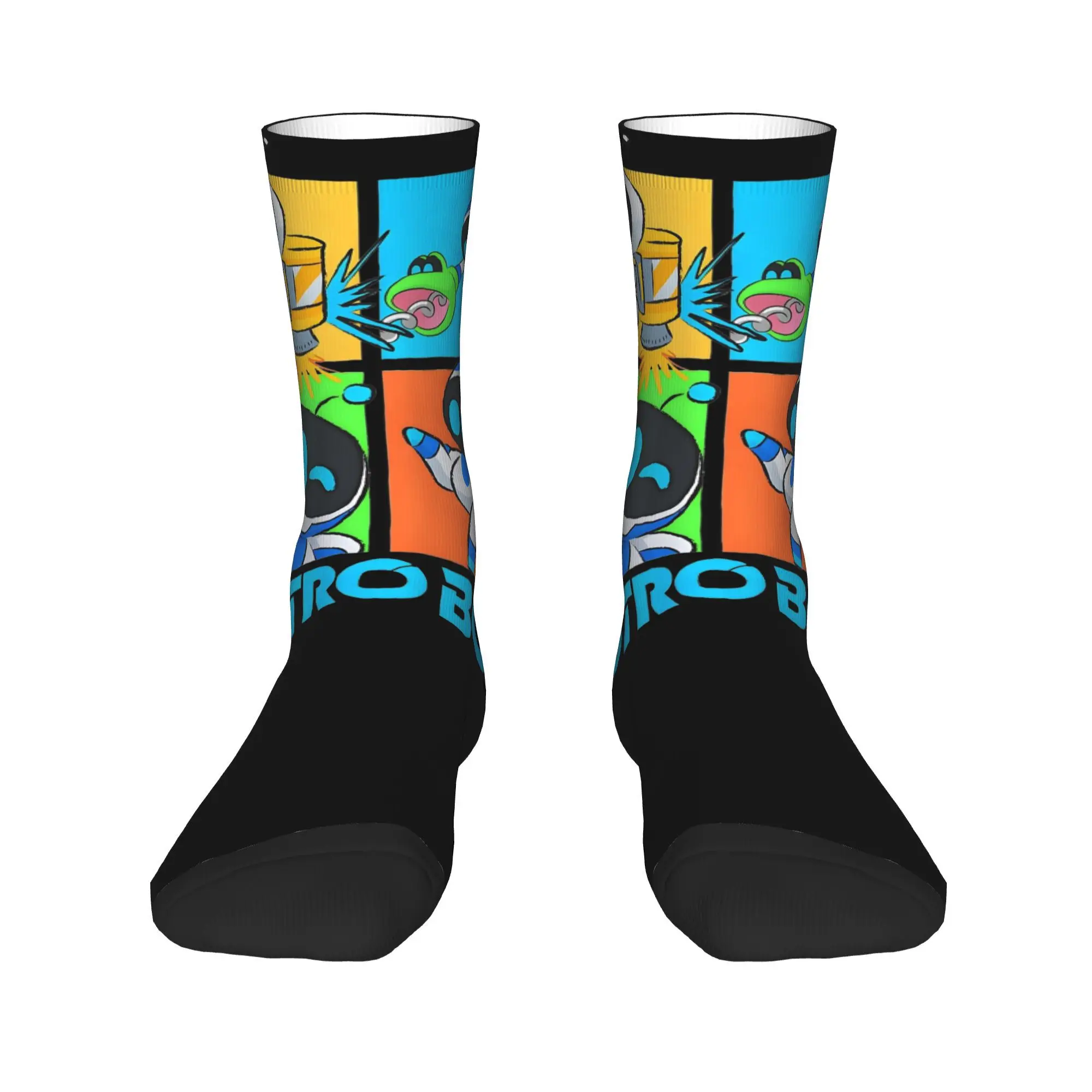 Astrobot Fighting  Socks Accessories For Men Women Video Game Print Socks Cute Stockings