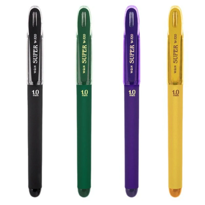 Neutral Pen Large Capacity 1.0mm Comfortable Holding Pen Students Marking Key Points Notes Office Stationery