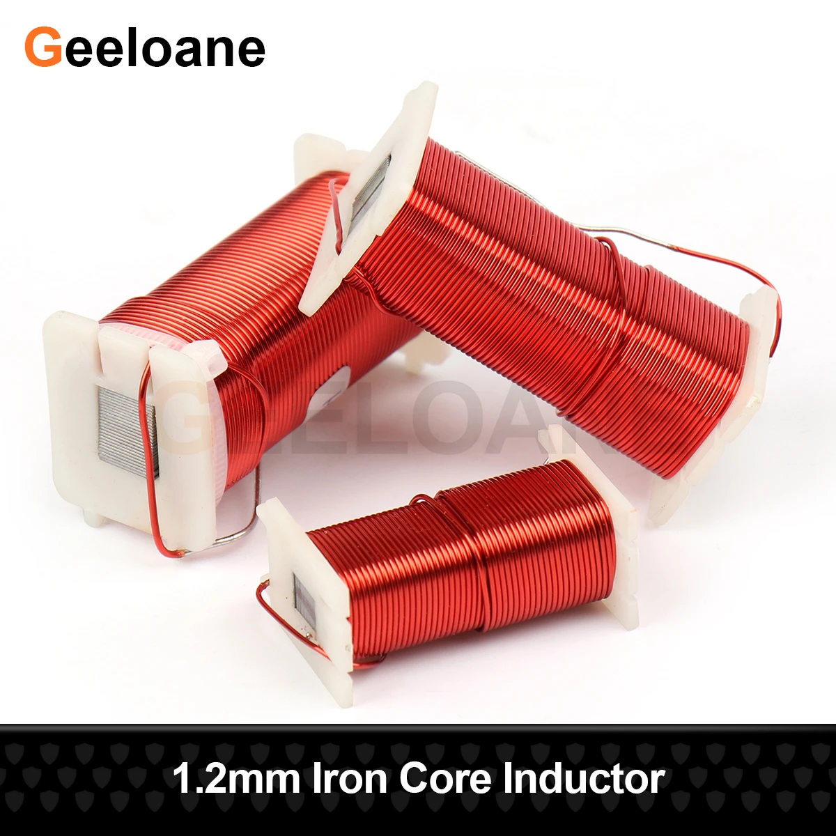 GEELOANE 1.2 مللي متر الحديد الأساسية مغو السيليكون الصلب الأساسية OFC لفائف لمكبر الصوت/الصوت كروس 0.5mH-2.4mH