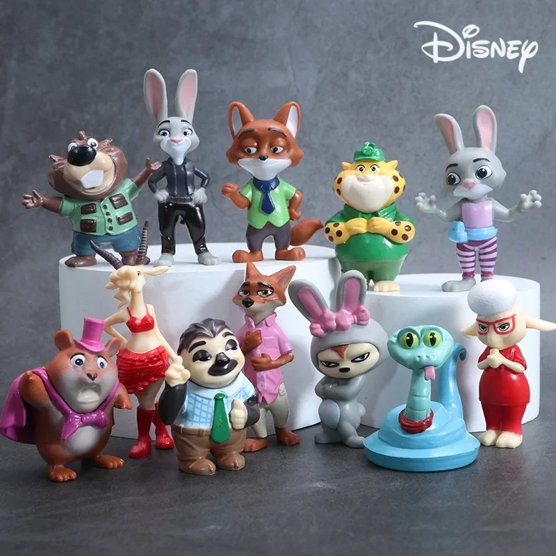 

Новый набор 2026: Фигурки Zootopia 2 — Джуди Хоппс и Ник Уайлд. Коллекционные аниме-фигурки для фанатов, подарок на день рождения, 12 штук.