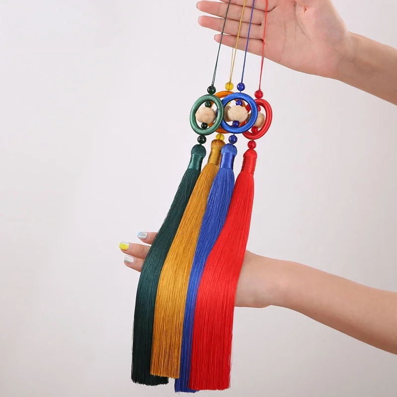 

37cm Super Long Tassels Beautiful Solid Color Tassels Decorative Pendant Tassels DIY Handicraft Accessories Beaded Fringe