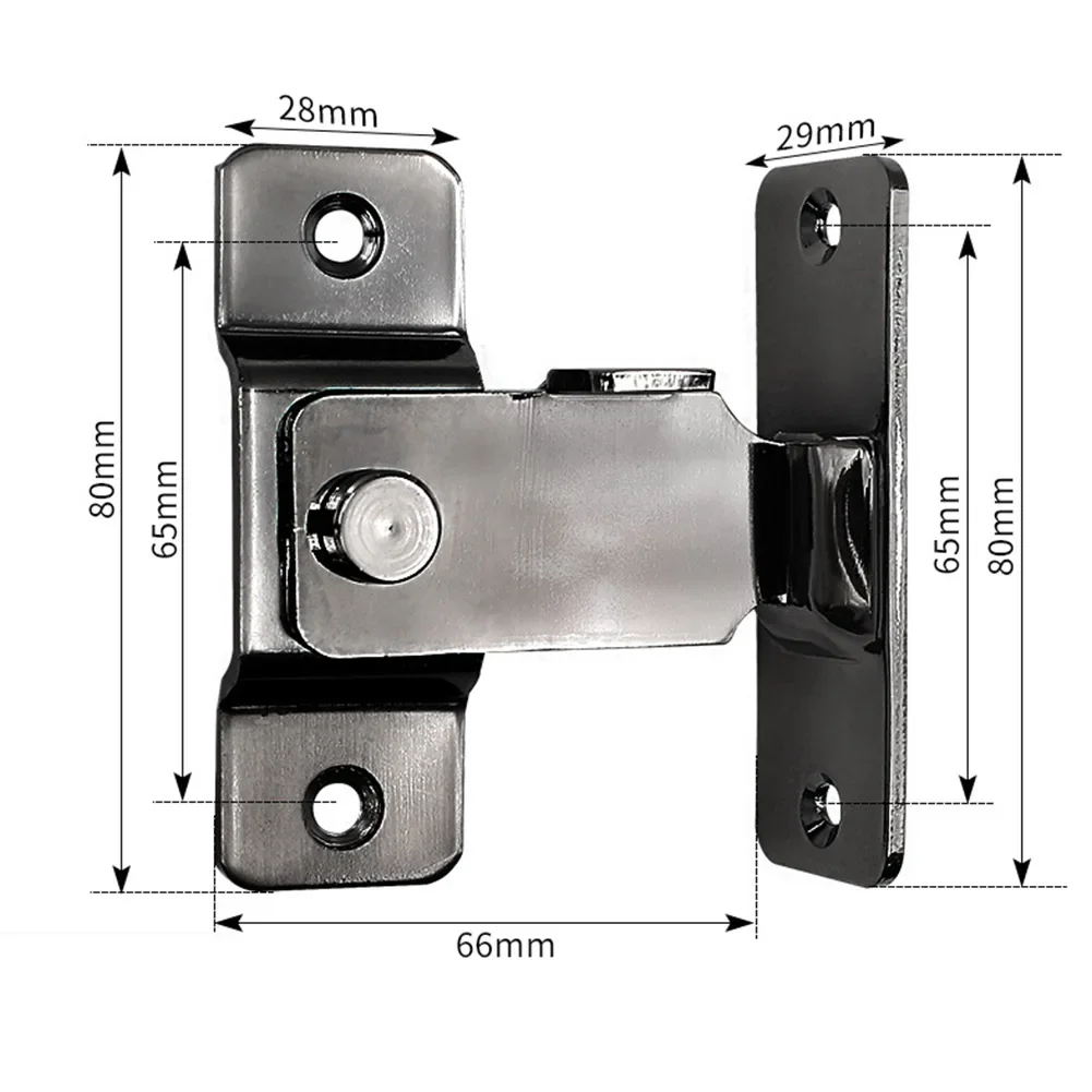 Door Hardware Door Buckle Door Accessories Black/green Bronze Excellent Material Red Bronze/silver Rotate 360 °