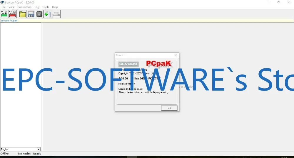 

EPC-SOFTWARE Hyster Sevcon PCpaK 2.0