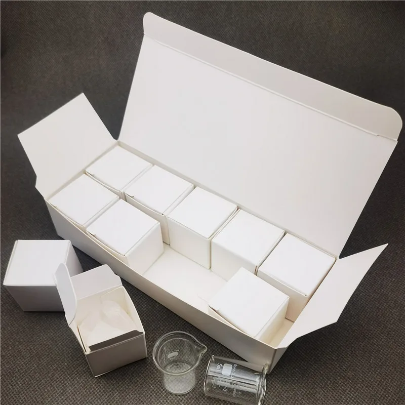 10PCS FATUBE GLASS Measuring Cup for Pyro 24 V2 V3 V4 Cardboard Box Packaging Straight Tube