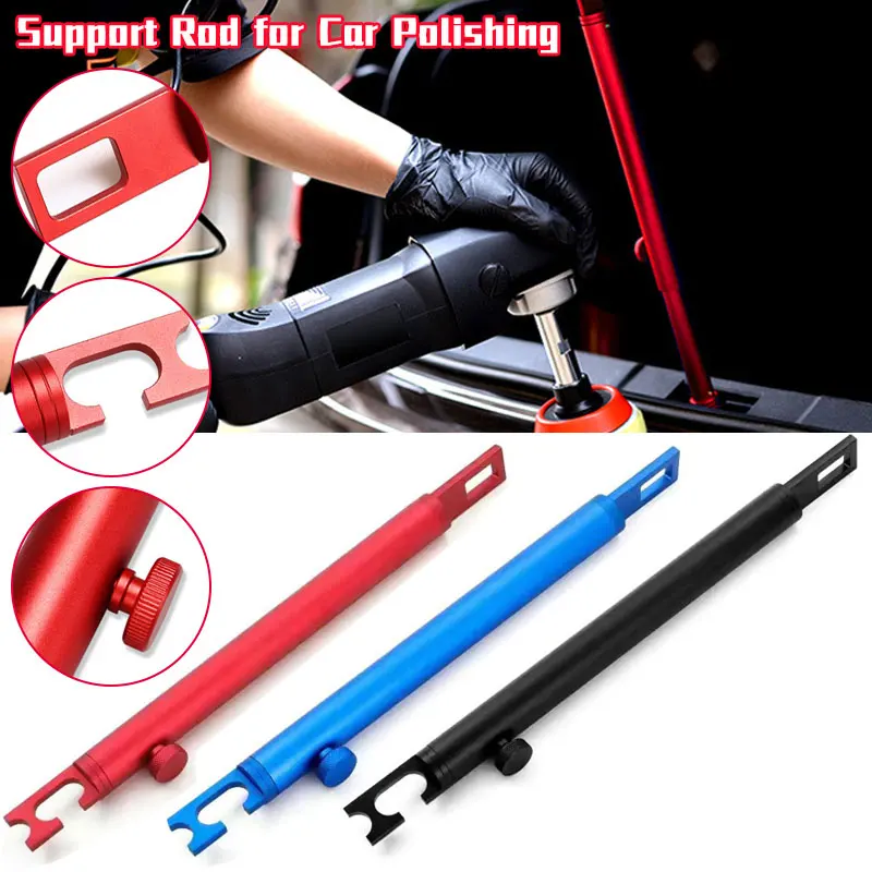 32-48cm Retractable Support Rod for Car Polishing Aluminum Extension Rod Holding Vehicle Trunk Lid Door Fixing Tools Support