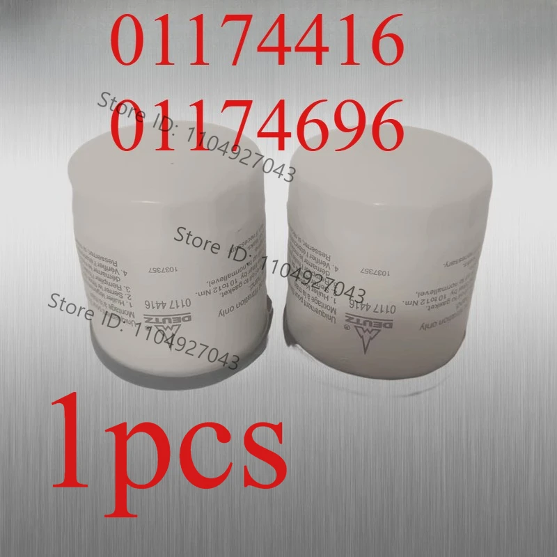 1pcs 01174416 Oil filter for Linde forklift Deutz engine parts machine filter 01174696 firewood filter