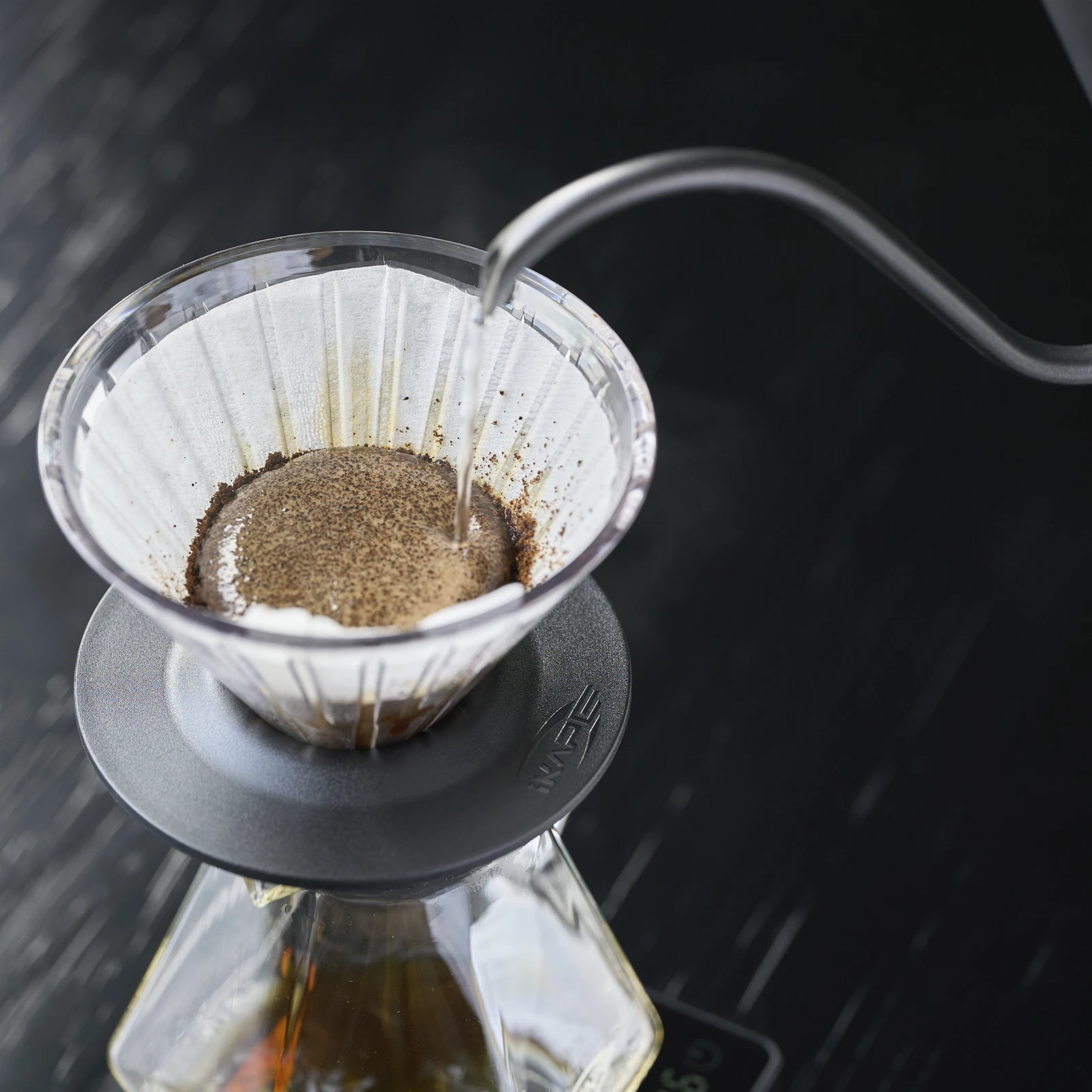 IKAPE Kaffeefilterpapier, wiederverwendbares Kaffeefilterpapier zum Übergießen, V-förmiger Schaltrichter, 100 Stück, Top-Auswahl für Kaffeeliebhaber