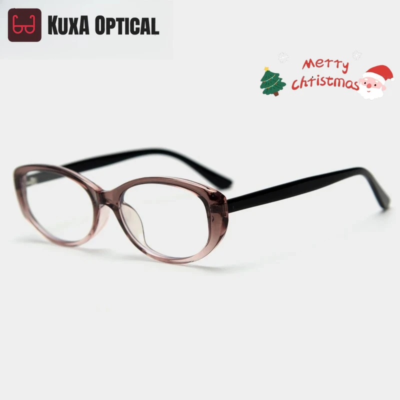 

KUXA женские новые стильные оптические очки TR90 по рецепту, прогрессивные очки для близорукости, ЛЕГКИЕ модные очки